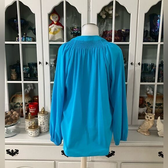 Blue blouse  Size Small  Pappagallo - Picture 5 of 8